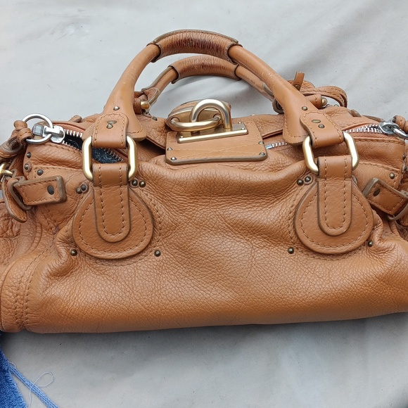 CHLOE CAMEL PADDINGTON Vintage Handbag - Picture 5 of 15